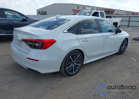 2022 Honda Civic Touring из США, поврежденный, VIN 2HGFE1F98NH301921
